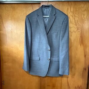 Ralph Lauren Tailored Gray Two-Button Blazer